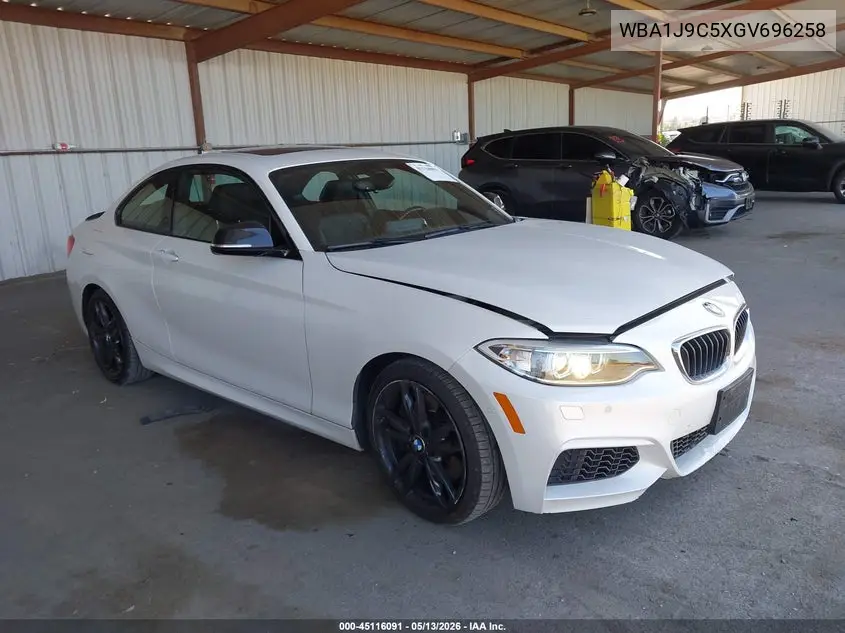 2016 BMW M235I xDrive VIN: WBA1J9C5XGV696258 Lot: 45116091