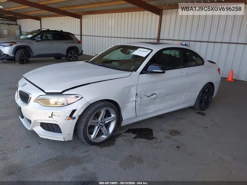 2016 BMW M235I xDrive VIN: WBA1J9C5XGV696258 Lot: 45116091