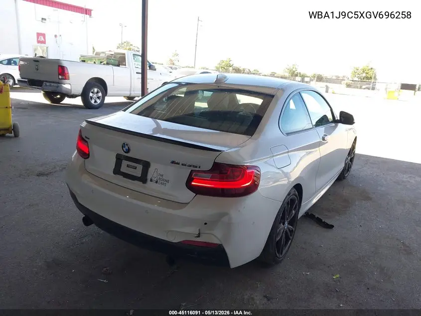 2016 BMW M235I xDrive VIN: WBA1J9C5XGV696258 Lot: 45116091