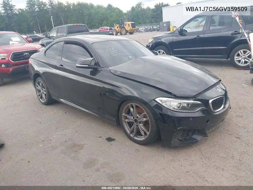 2016 BMW M235I VIN: WBA1J7C56GV359509 Lot: 45213692