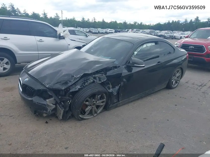 2016 BMW M235I VIN: WBA1J7C56GV359509 Lot: 45213692