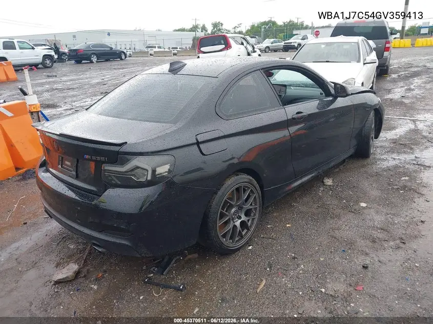 2016 BMW M235I VIN: WBA1J7C54GV359413 Lot: 45370511