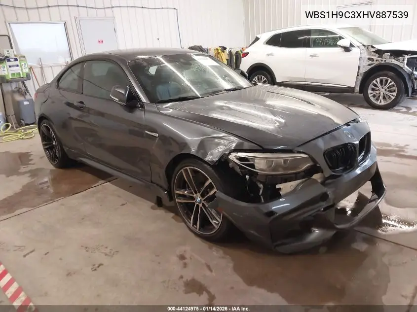 2017 BMW M2 VIN: WBS1H9C3XHV887539 Lot: 44124975