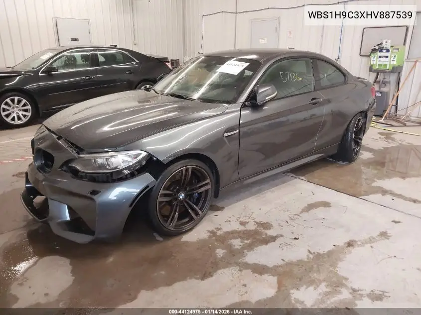 2017 BMW M2 VIN: WBS1H9C3XHV887539 Lot: 44124975
