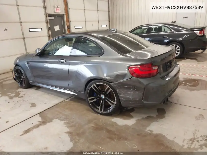 2017 BMW M2 VIN: WBS1H9C3XHV887539 Lot: 44124975