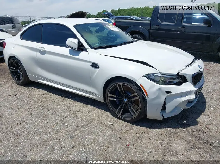 2017 BMW M2 VIN: WBS1H9C36HV888171 Lot: 45440428