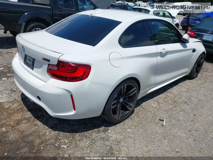 2017 BMW M2 VIN: WBS1H9C36HV888171 Lot: 45440428