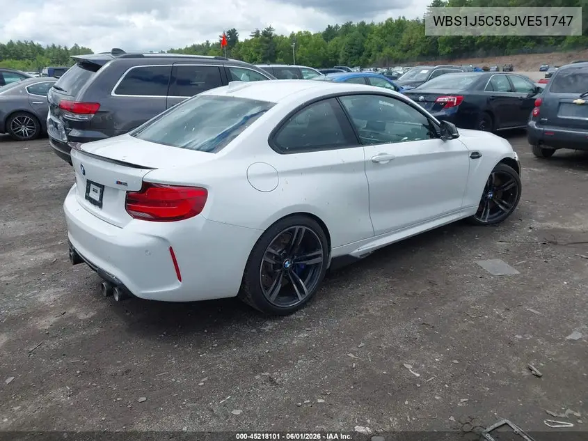 2018 BMW M2 VIN: WBS1J5C58JVE51747 Lot: 45218101
