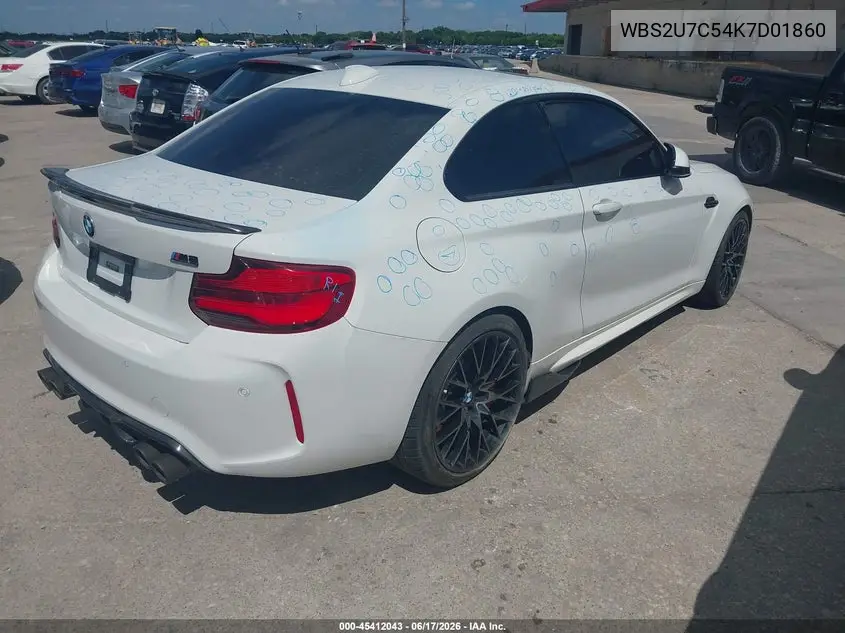 2019 BMW M2 Competition VIN: WBS2U7C54K7D01860 Lot: 45412043