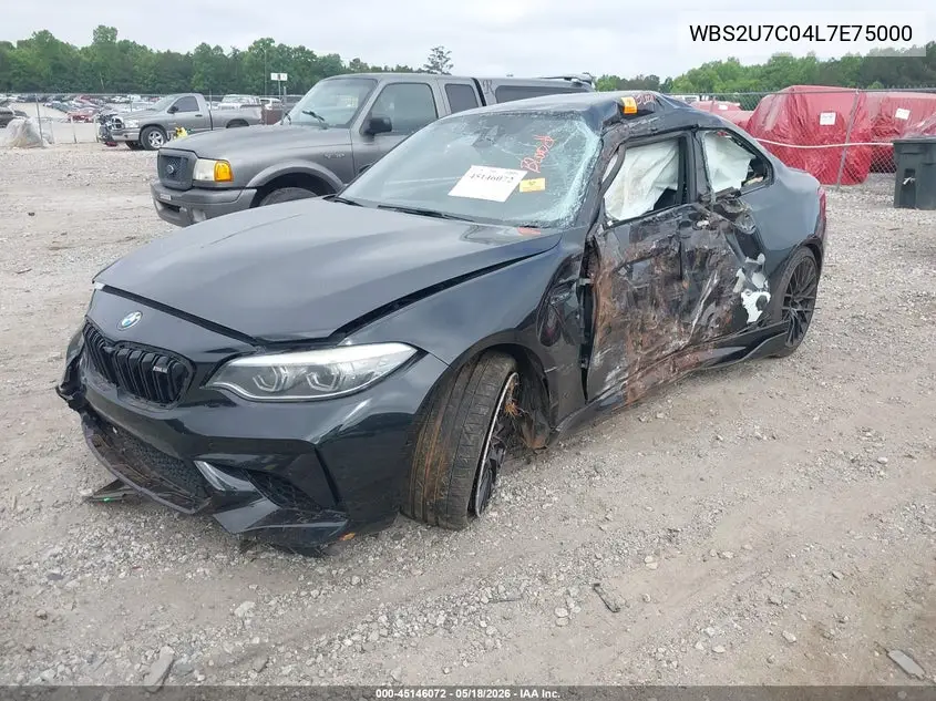 2020 BMW M2 Competition VIN: WBS2U7C04L7E75000 Lot: 45146072