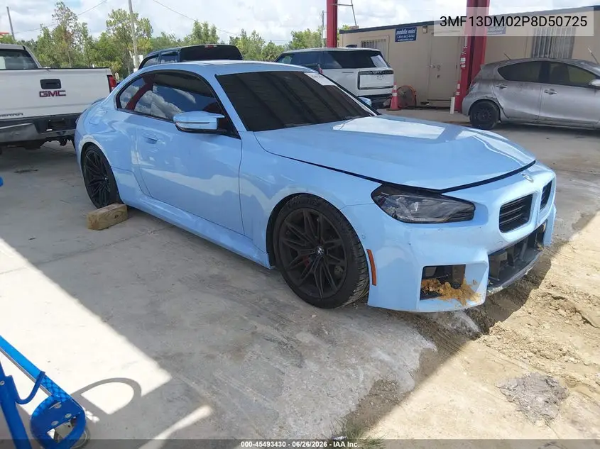 2023 BMW M2 VIN: 3MF13DM02P8D50725 Lot: 45493430