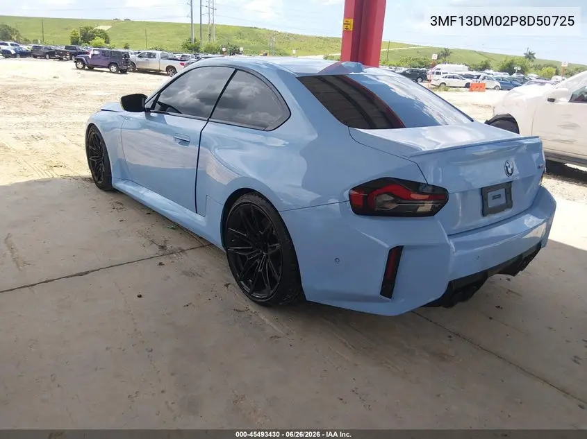 2023 BMW M2 VIN: 3MF13DM02P8D50725 Lot: 45493430