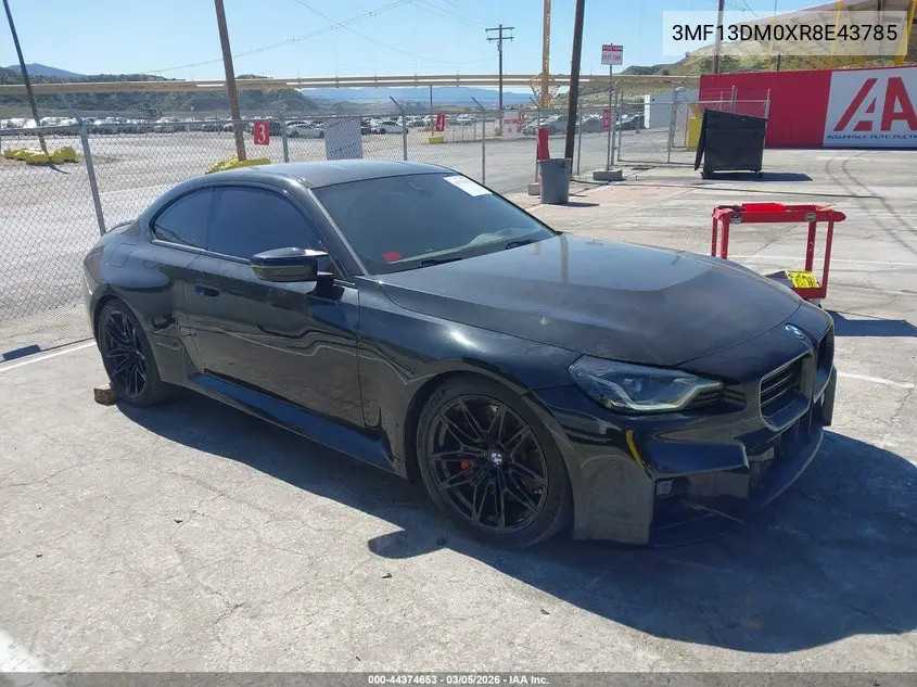 2024 BMW M2 VIN: 3MF13DM0XR8E43785 Lot: 44374653