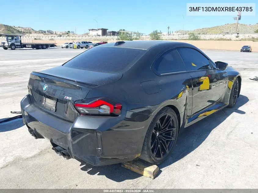 2024 BMW M2 VIN: 3MF13DM0XR8E43785 Lot: 44374653
