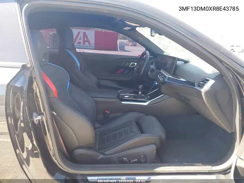 2024 BMW M2 VIN: 3MF13DM0XR8E43785 Lot: 44374653