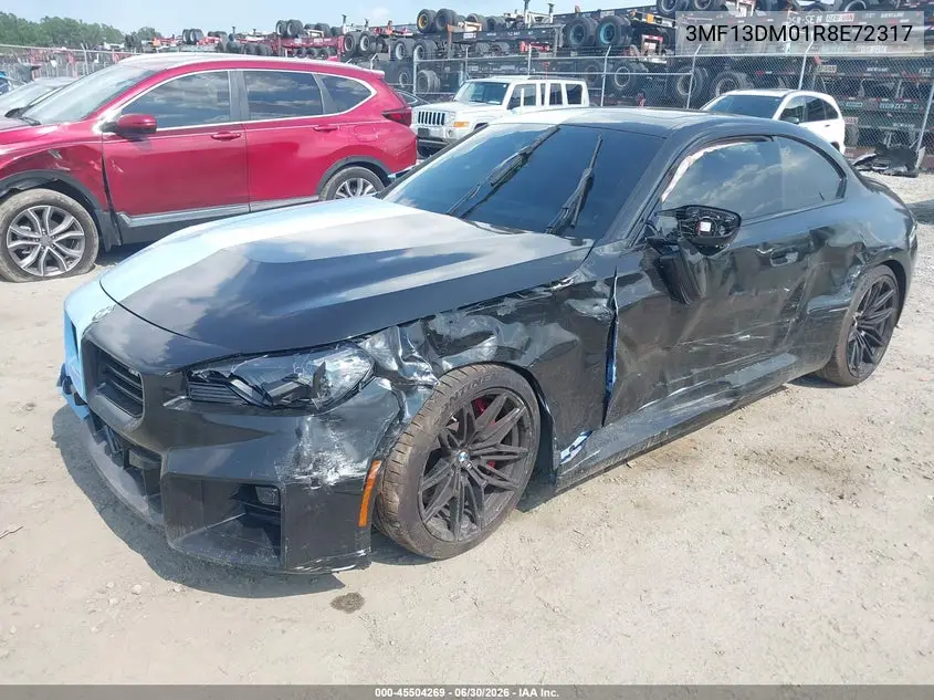 2024 BMW M2 VIN: 3MF13DM01R8E72317 Lot: 45504269