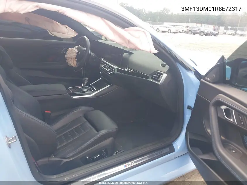 2024 BMW M2 VIN: 3MF13DM01R8E72317 Lot: 45504269