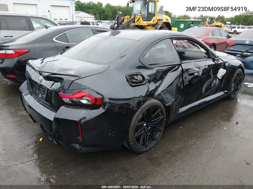 2025 BMW M2 VIN: 3MF23DM09S8F54919 Lot: 45032981