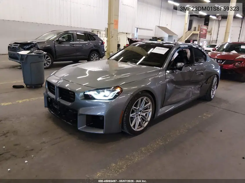 2025 BMW M2 VIN: 3MF23DM01S8F59323 Lot: 45065497