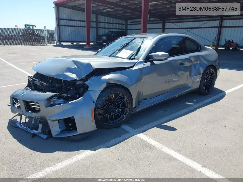 2025 BMW M2 VIN: 3MF23DM06S8F57745 Lot: 45133665