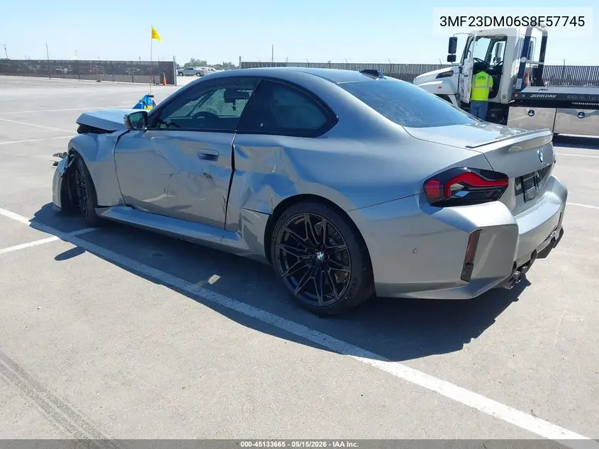 2025 BMW M2 VIN: 3MF23DM06S8F57745 Lot: 45133665