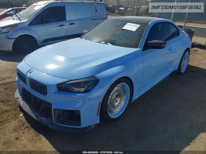 2025 BMW M2 VIN: 3MF23DM01S8F08582 Lot: 45565898