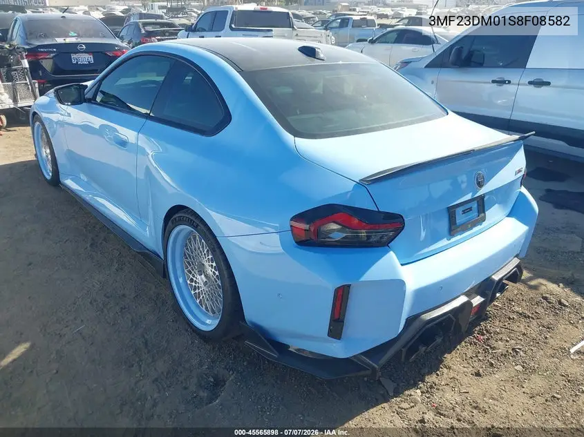 2025 BMW M2 VIN: 3MF23DM01S8F08582 Lot: 45565898
