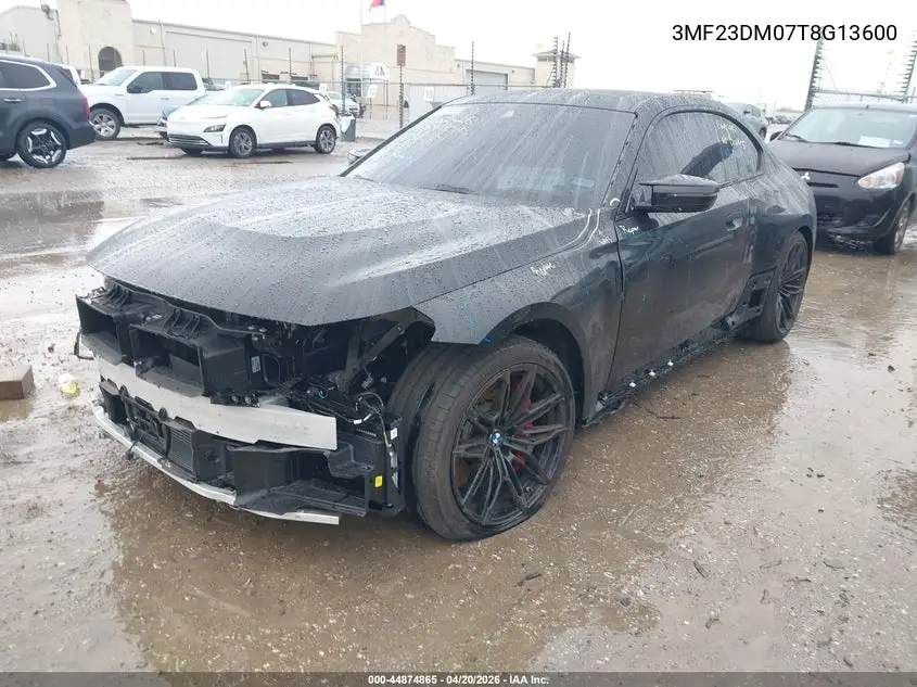 2026 BMW M2 VIN: 3MF23DM07T8G13600 Lot: 44874865