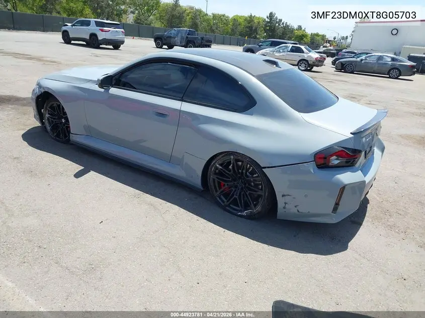 2026 BMW M2 VIN: 3MF23DM0XT8G05703 Lot: 44923781