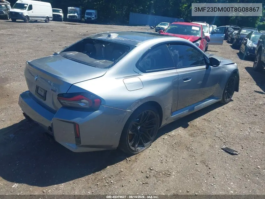 2026 BMW M2 VIN: 3MF23DM00T8G08867 Lot: 45379527
