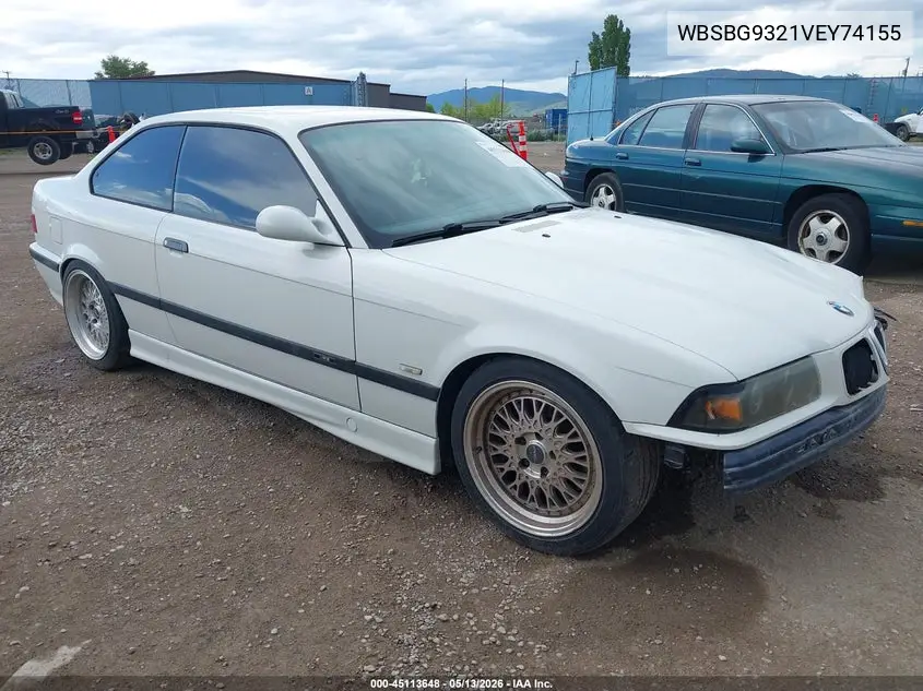 1997 BMW M3 VIN: WBSBG9321VEY74155 Lot: 45113648