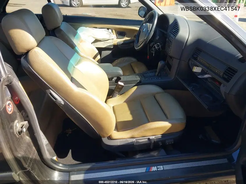 1999 BMW M3 VIN: WBSBK0338XEC41547 Lot: 45312210