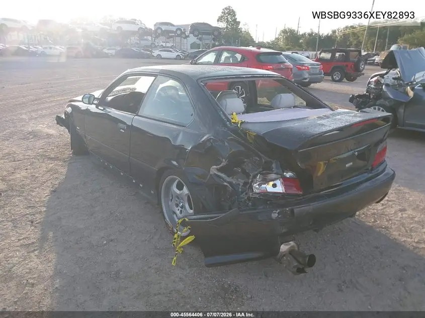 1999 BMW M3 VIN: WBSBG9336XEY82893 Lot: 45564406