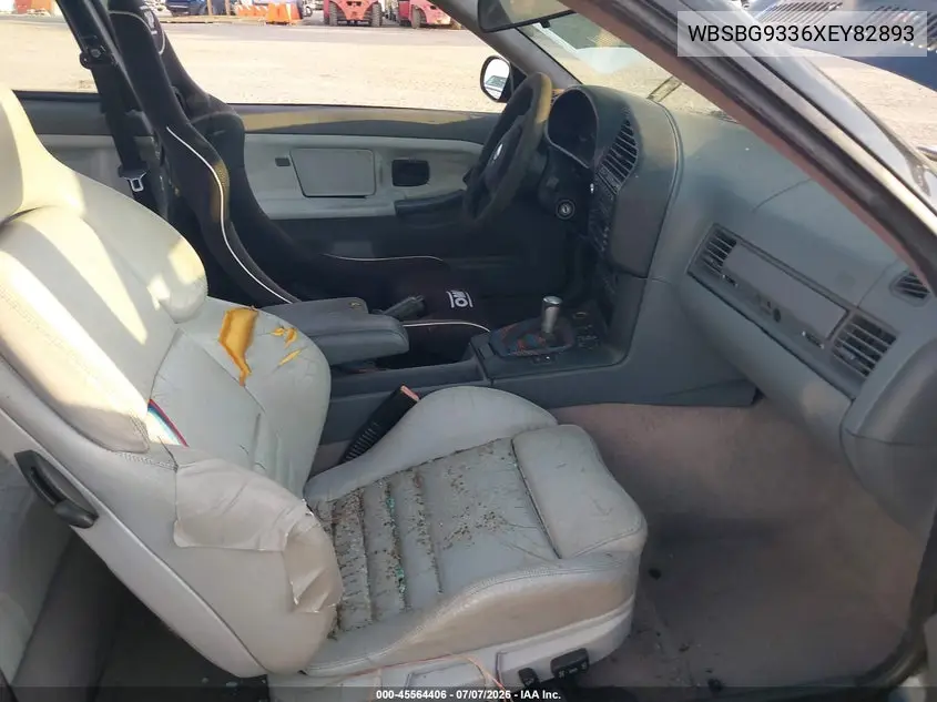 1999 BMW M3 VIN: WBSBG9336XEY82893 Lot: 45564406