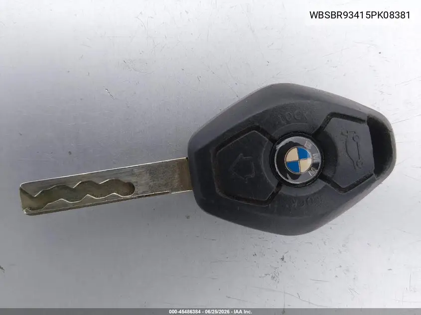 2005 BMW M3 VIN: WBSBR93415PK08381 Lot: 45486384
