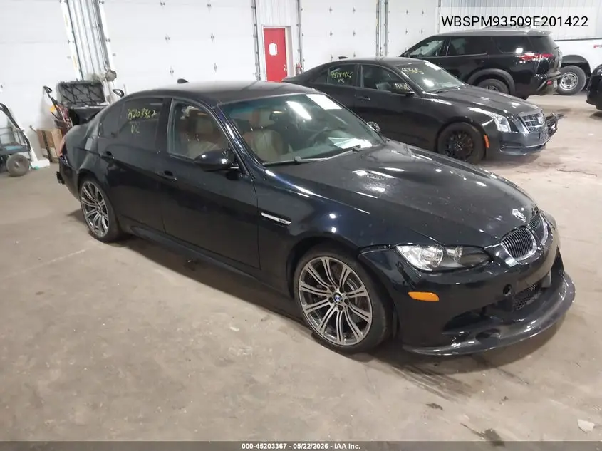 2009 BMW M3 VIN: WBSPM93509E201422 Lot: 45203367