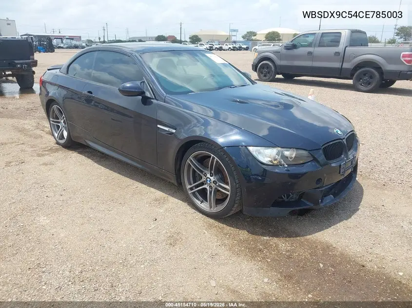 2012 BMW M3 VIN: WBSDX9C54CE785003 Lot: 45154710