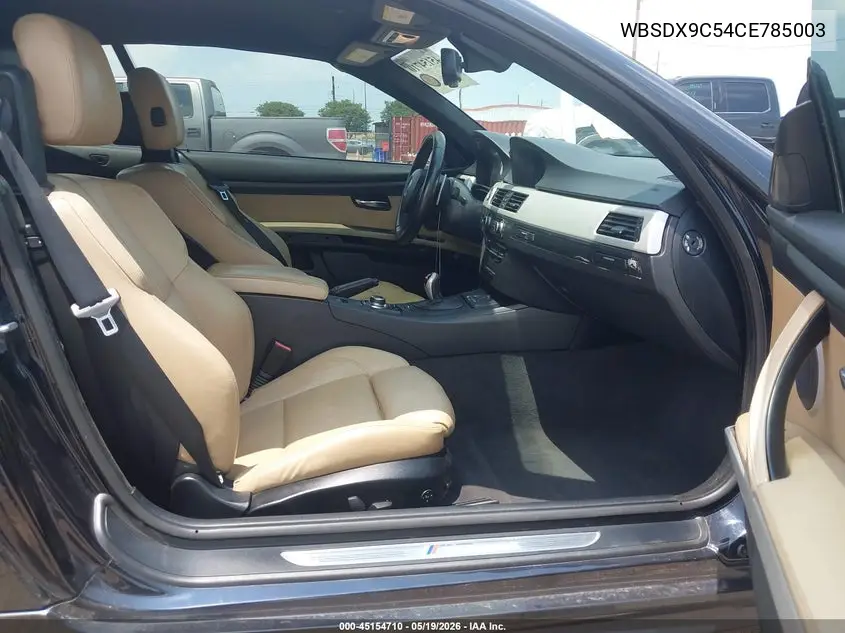 2012 BMW M3 VIN: WBSDX9C54CE785003 Lot: 45154710