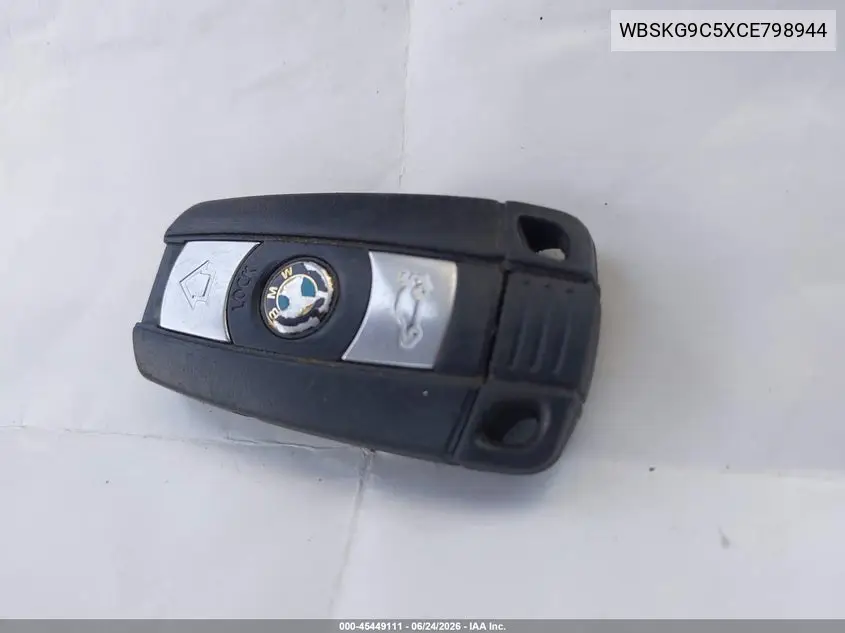 2012 BMW M3 VIN: WBSKG9C5XCE798944 Lot: 45449111