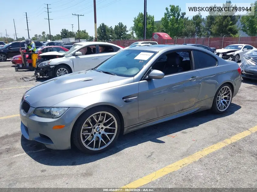 2012 BMW M3 VIN: WBSKG9C5XCE798944 Lot: 45449111