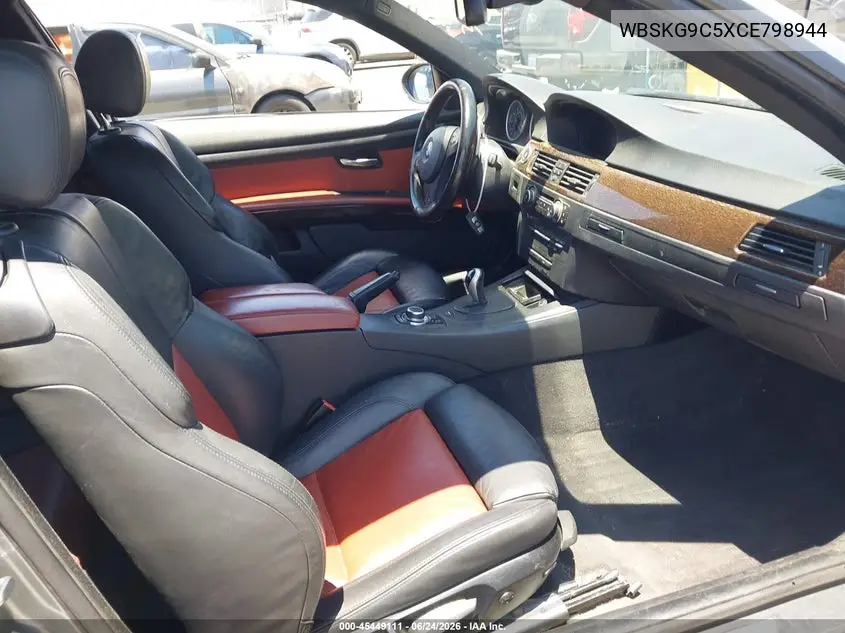 2012 BMW M3 VIN: WBSKG9C5XCE798944 Lot: 45449111