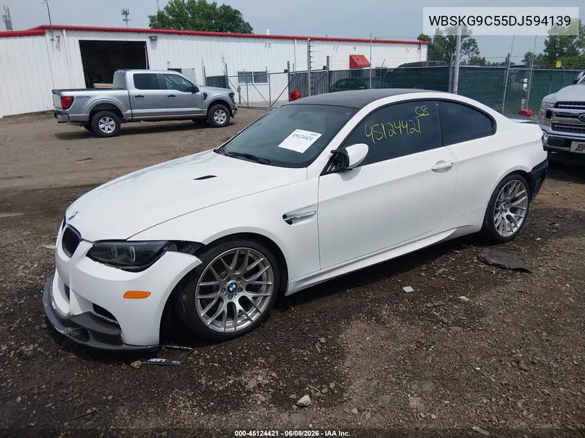 2013 BMW M3 VIN: WBSKG9C55DJ594139 Lot: 45124421