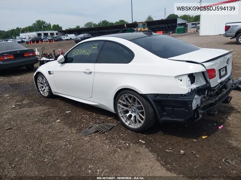 2013 BMW M3 VIN: WBSKG9C55DJ594139 Lot: 45124421