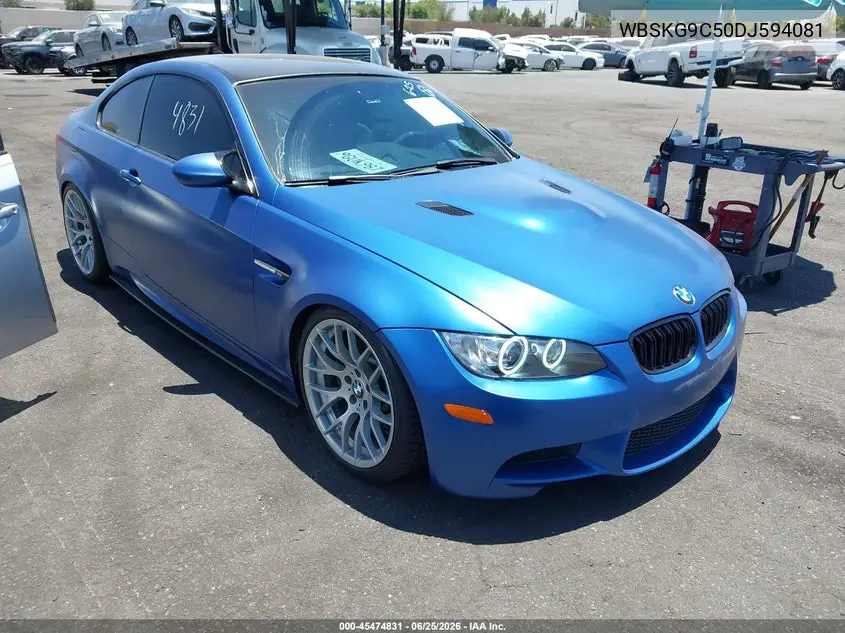 2013 BMW M3 VIN: WBSKG9C50DJ594081 Lot: 45474831
