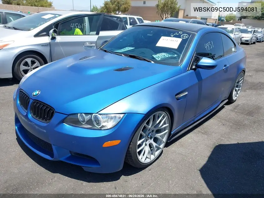 2013 BMW M3 VIN: WBSKG9C50DJ594081 Lot: 45474831