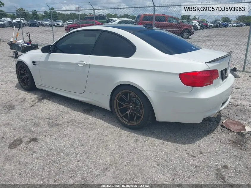2013 BMW M3 VIN: WBSKG9C57DJ593963 Lot: 45557566