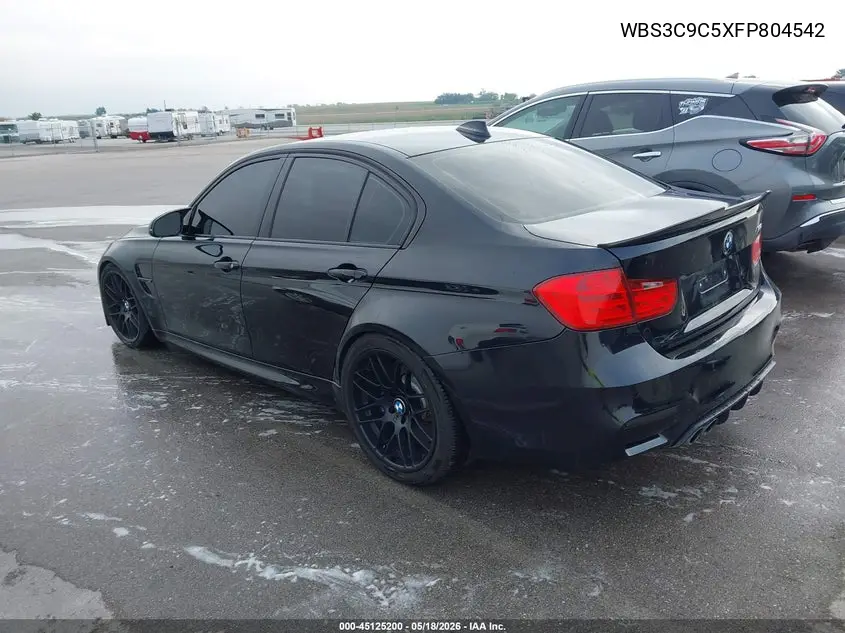 2015 BMW M3 VIN: WBS3C9C5XFP804542 Lot: 45125200