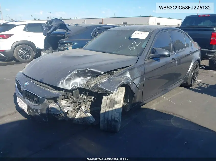 2015 BMW M3 VIN: WBS3C9C58FJ276132 Lot: 45322340