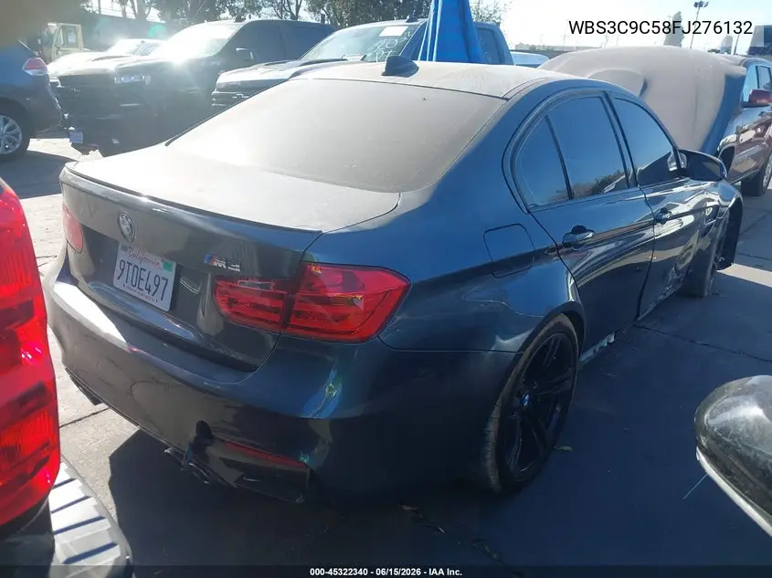 2015 BMW M3 VIN: WBS3C9C58FJ276132 Lot: 45322340