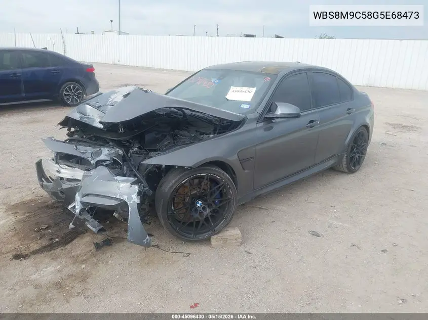 2016 BMW M3 VIN: WBS8M9C58G5E68473 Lot: 45096430